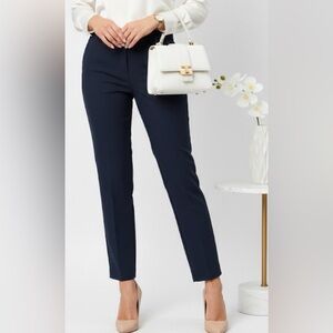 JL ATELIER Elegant Navy Women's Pants